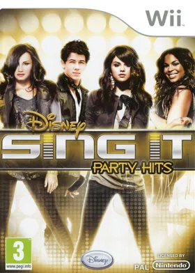 Disney Sing It - Party Hits box cover front